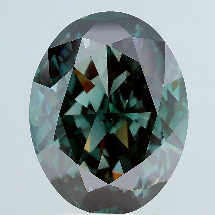 3.75ct Oval lab grown diamond