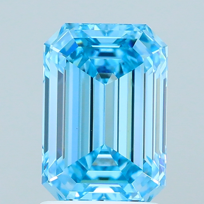 1.74ct Emerald lab grown diamond
