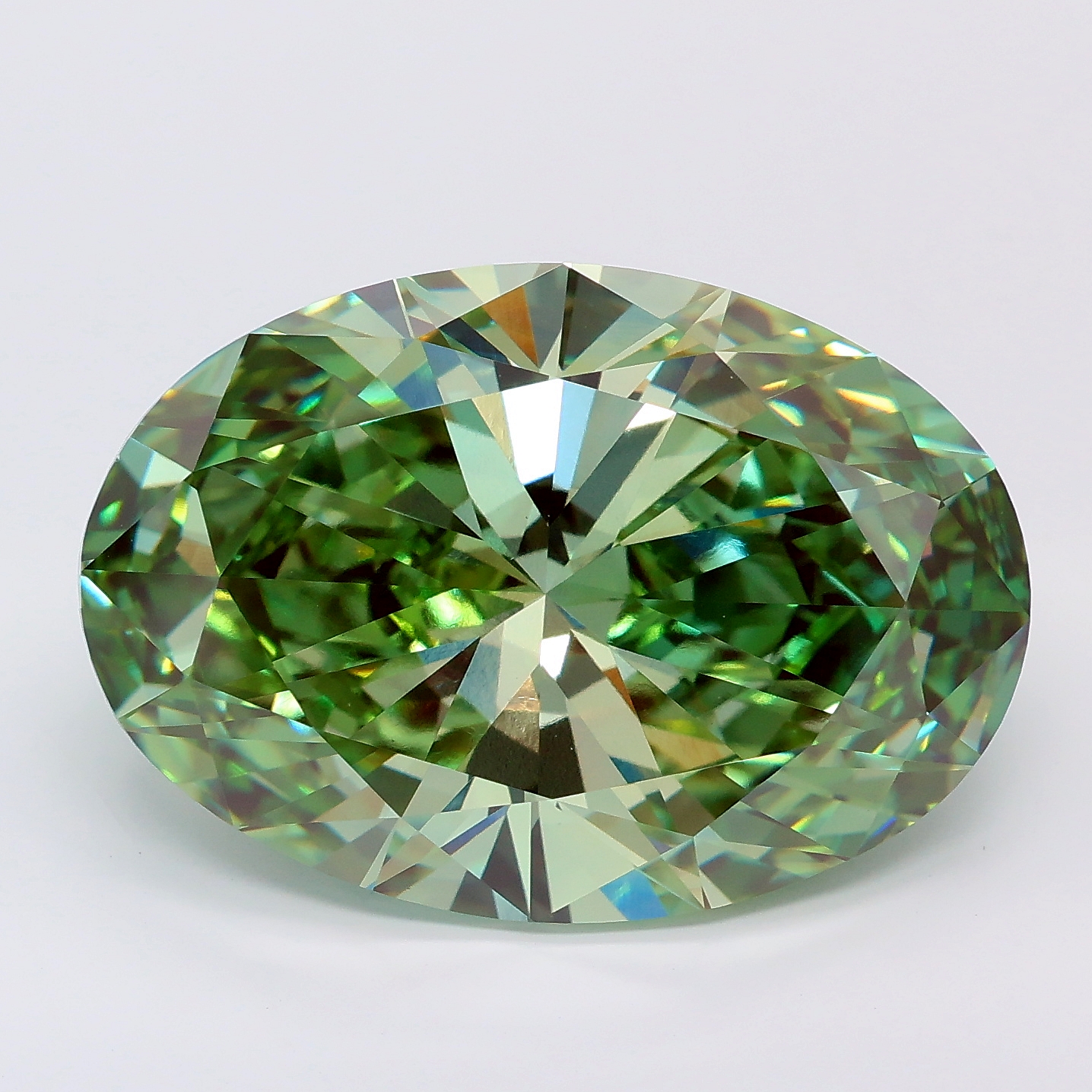 12.09ct Oval lab grown diamond