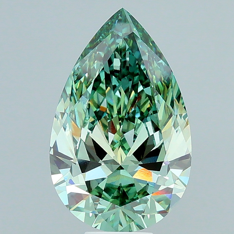 10.09ct Pear lab grown diamond