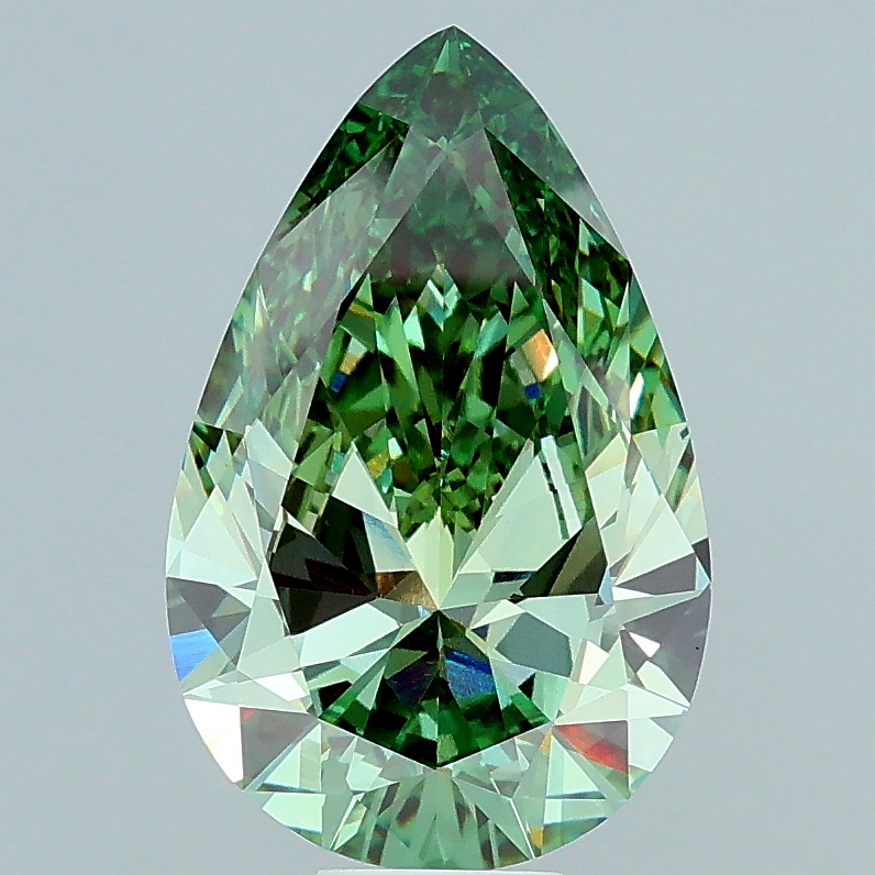 11.04ct Pear lab grown diamond