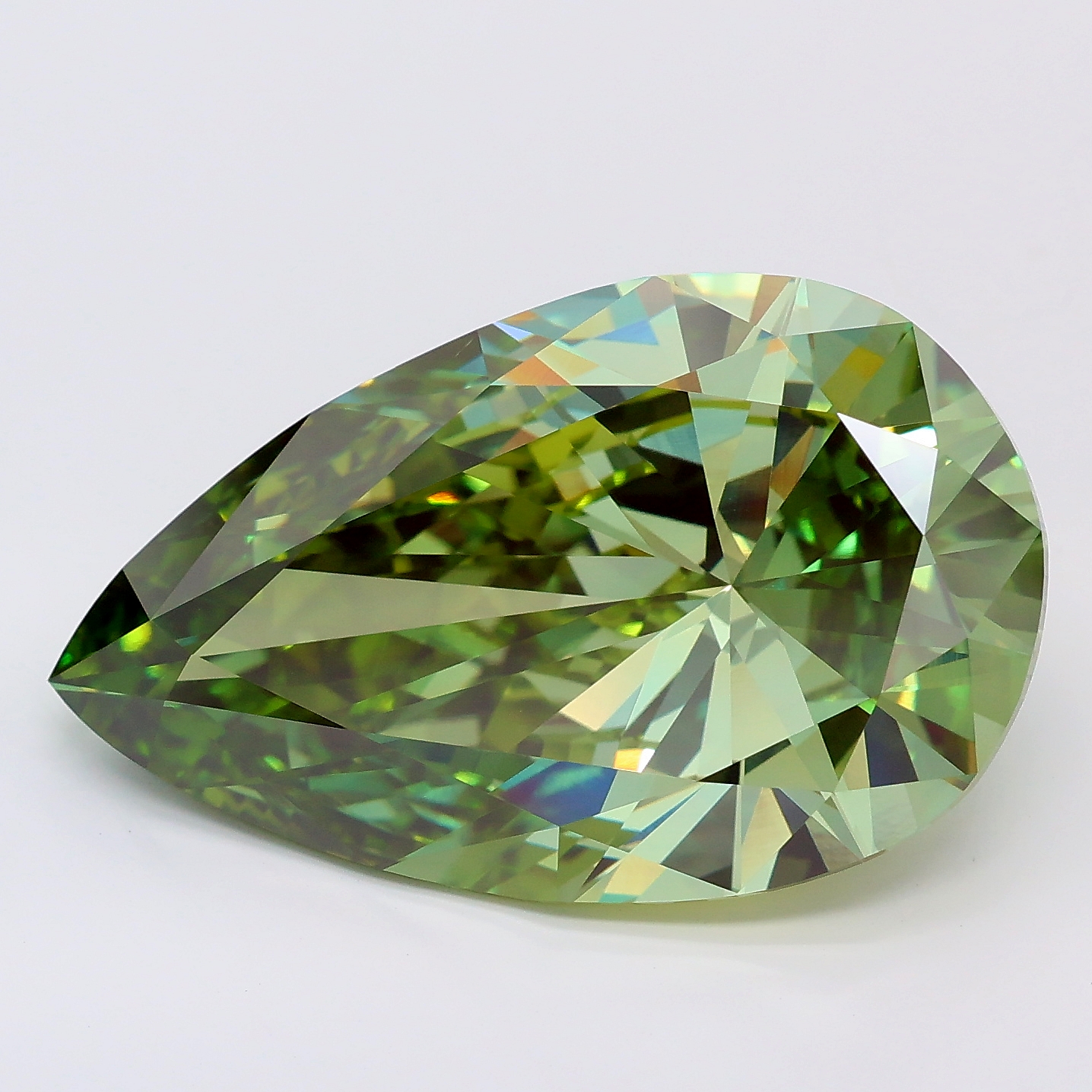 10.52ct Pear lab grown diamond