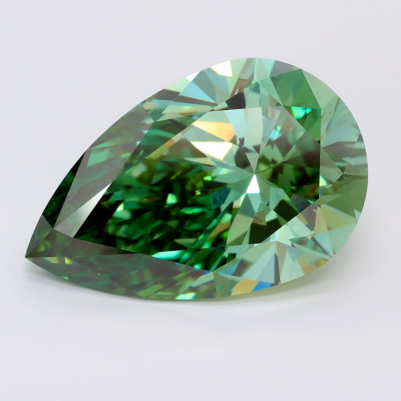 10.00ct Pear lab grown diamond
