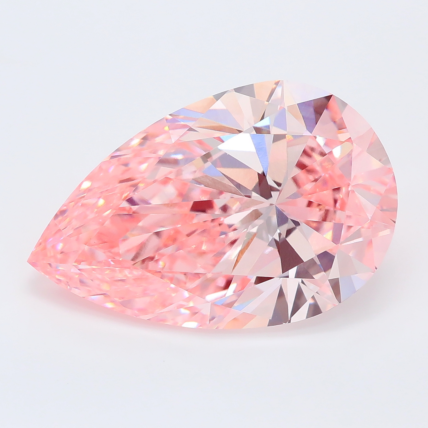 9.27ct Pear lab grown diamond