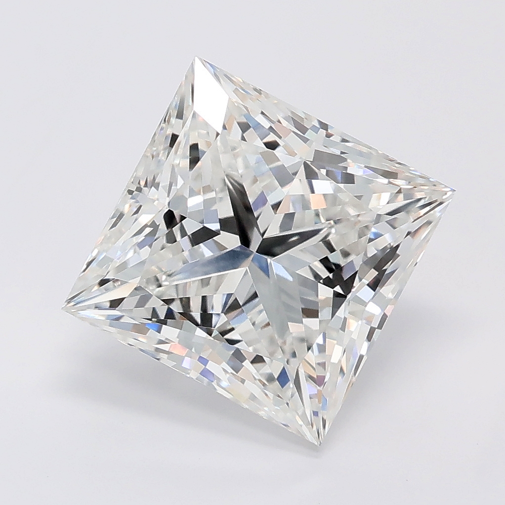 4.52ct Princess lab grown diamond