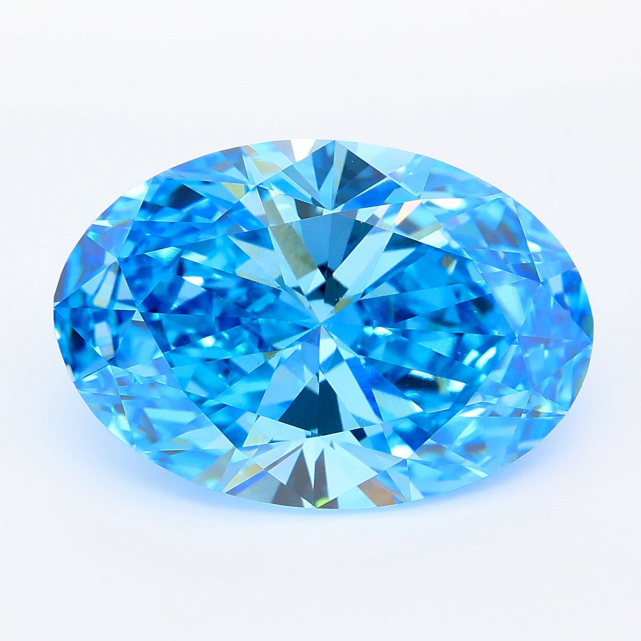8.01ct Oval lab grown diamond
