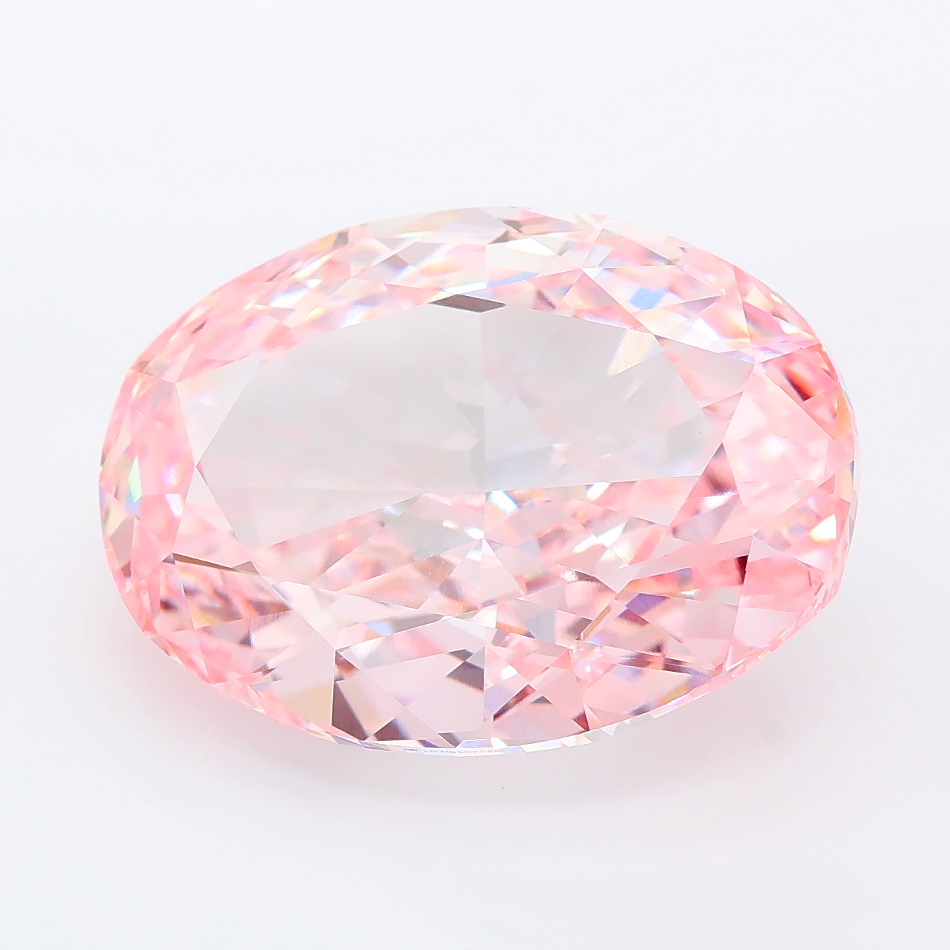 11.10ct Oval lab grown diamond