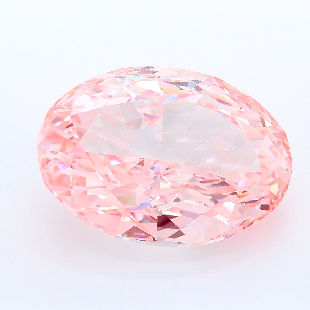 11.08ct Oval lab grown diamond