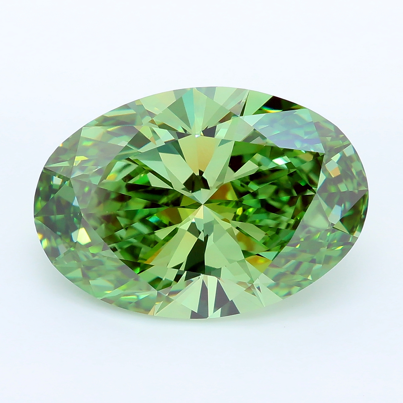 8.26ct Oval lab grown diamond