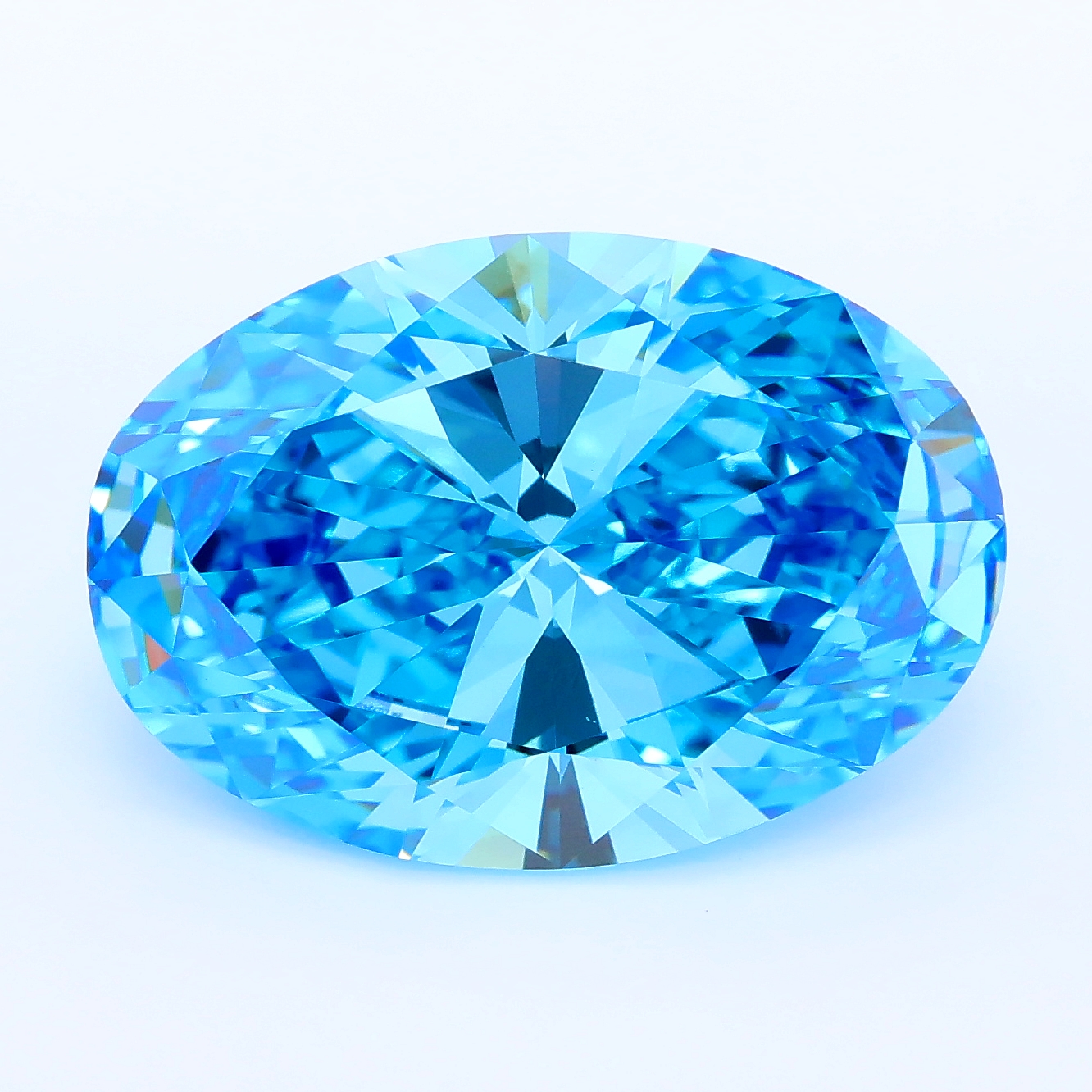 8.53ct Oval lab grown diamond