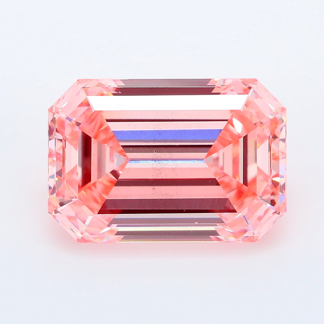 5.22ct Emerald lab grown diamond