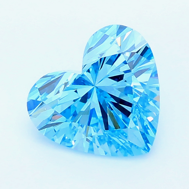 1.00ct Heart lab grown diamond