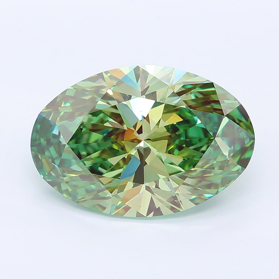 3.49ct Oval lab grown diamond