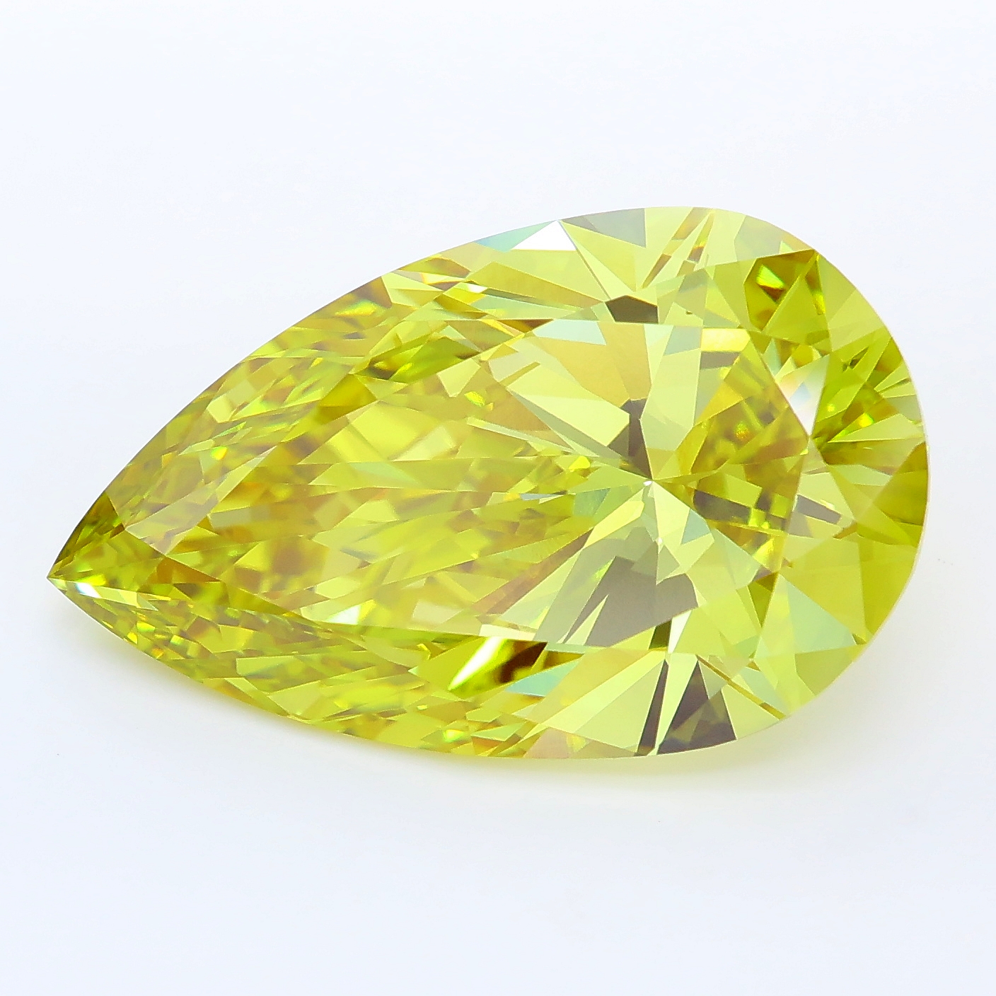 9.57ct Pear lab grown diamond