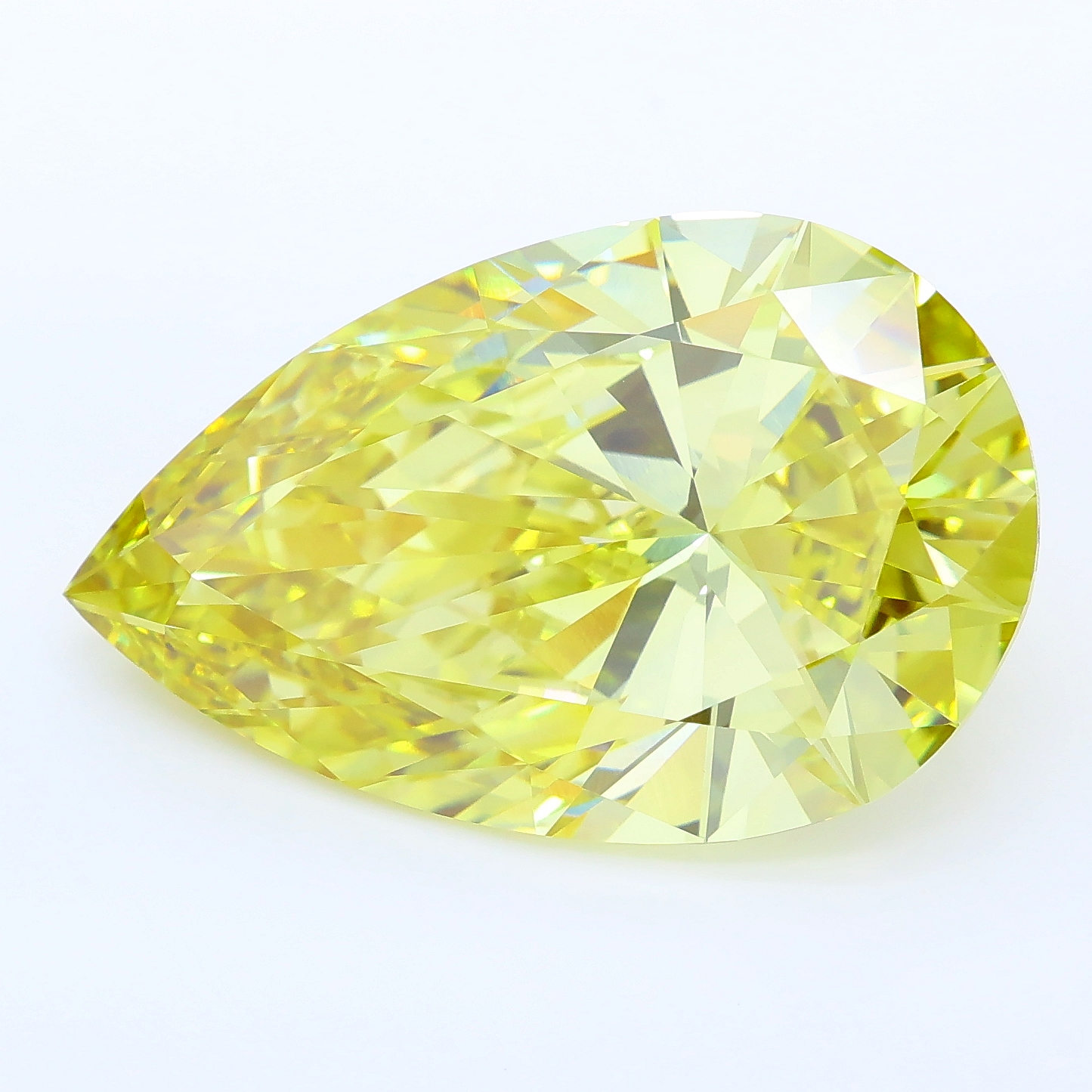 10.74ct Pear lab grown diamond
