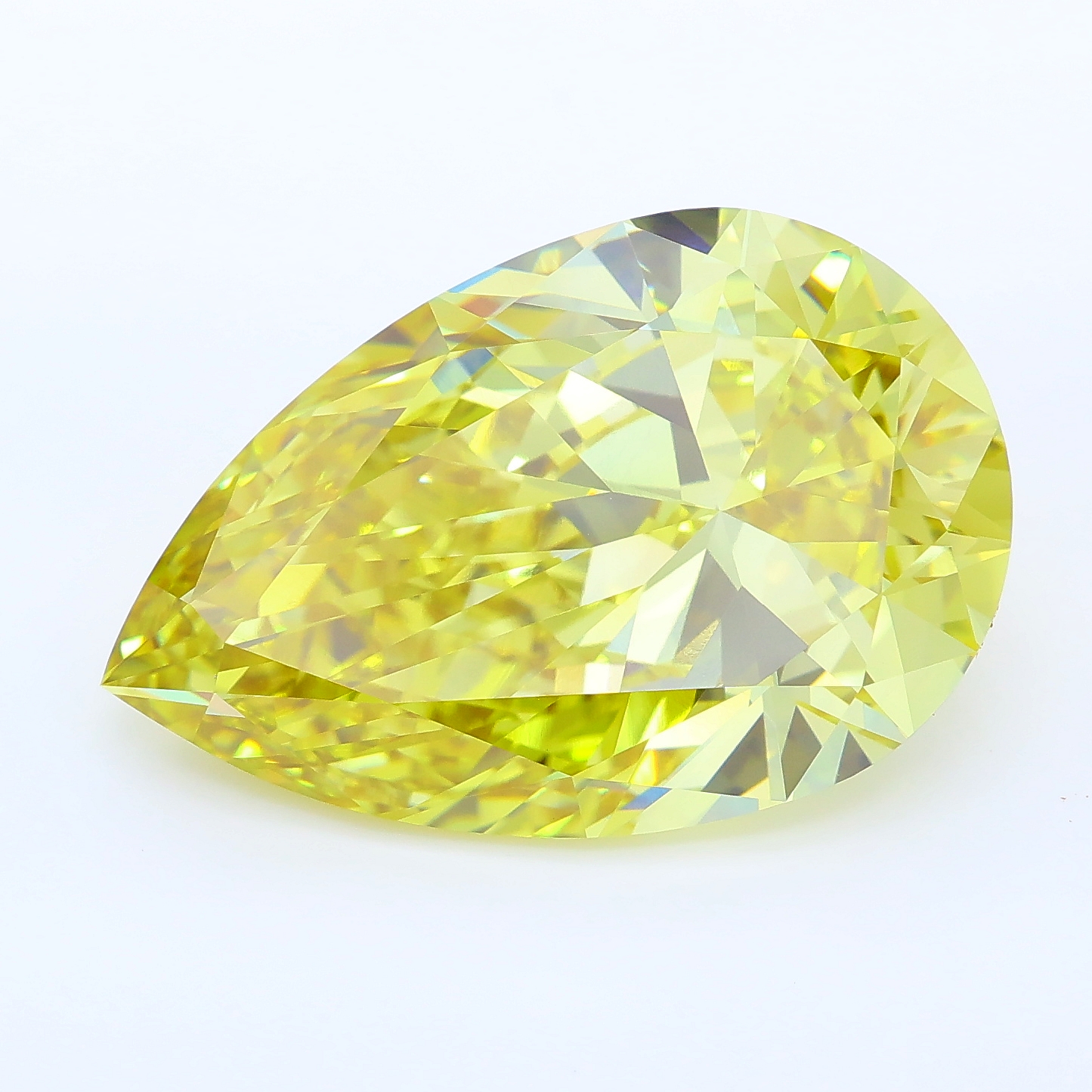 10.08ct Pear lab grown diamond