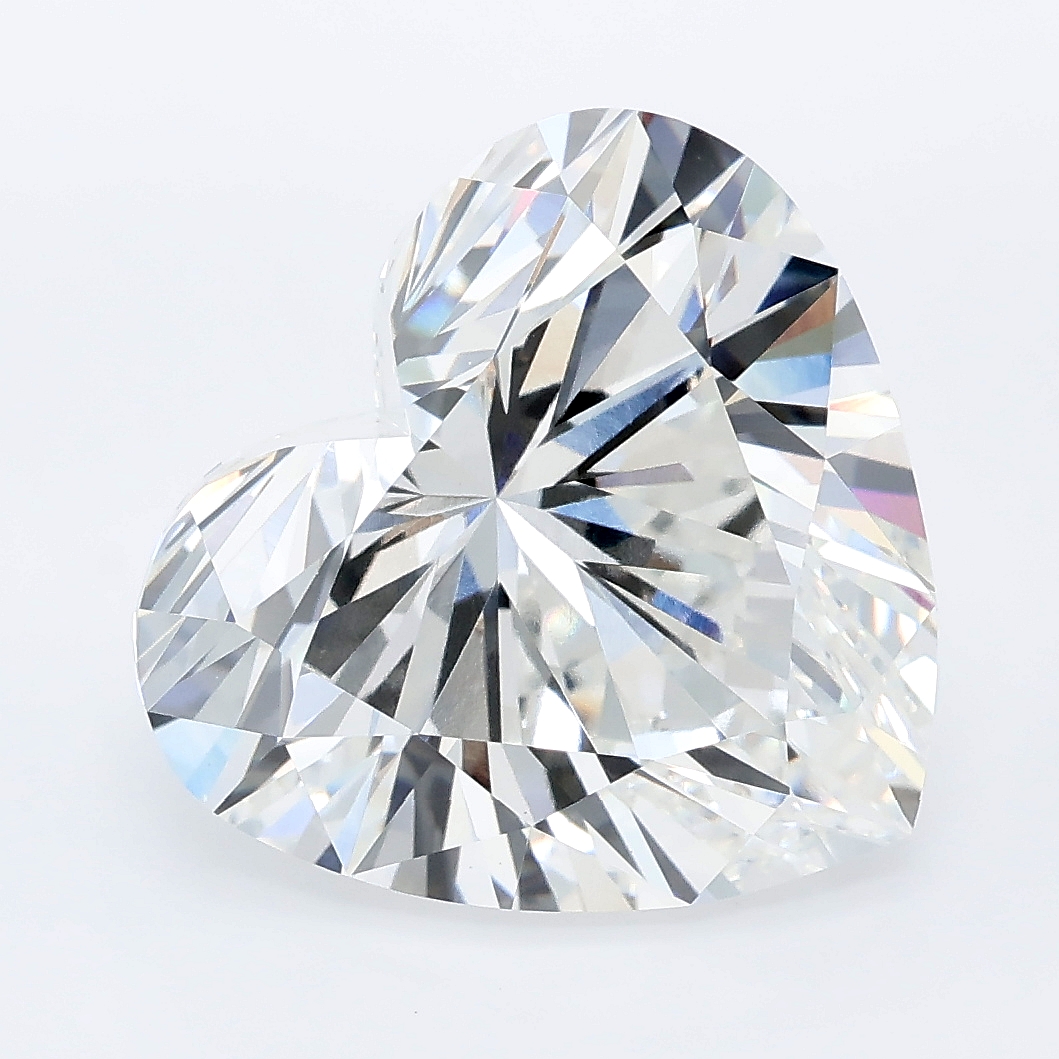 6.74ct Heart lab grown diamond