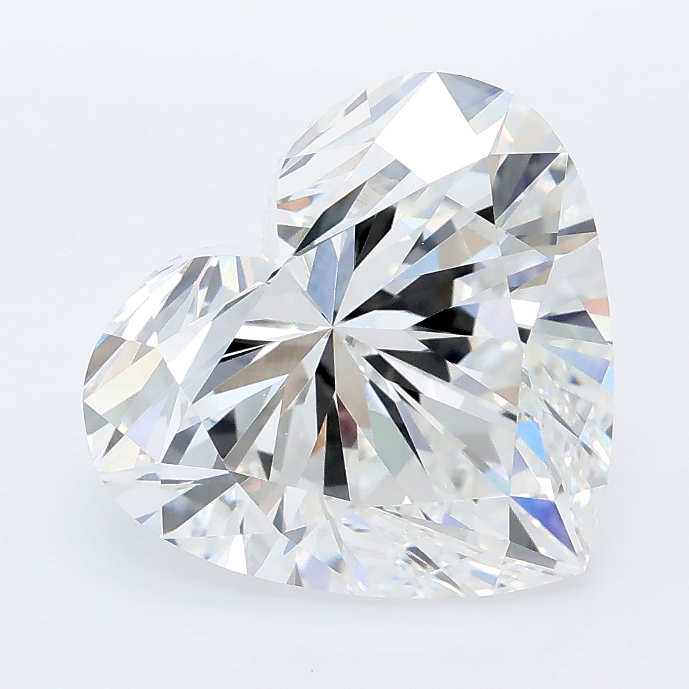 6.05ct Heart lab grown diamond