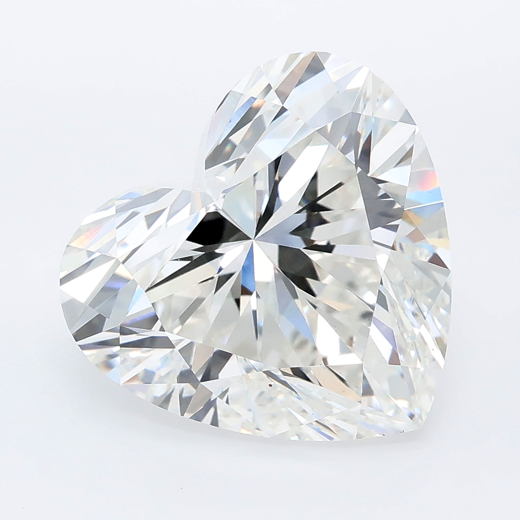 6.52ct Heart lab grown diamond