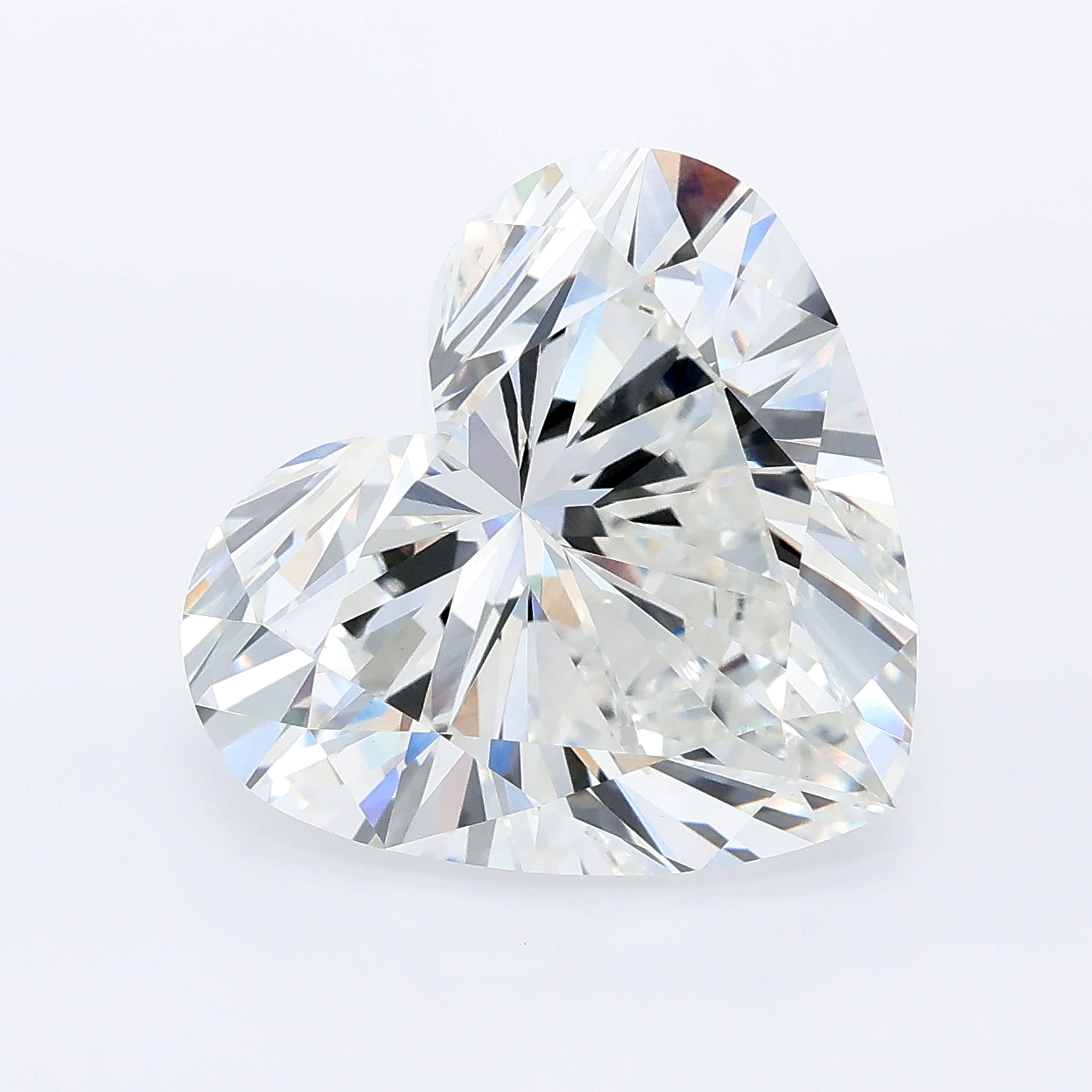 7.03ct Heart lab grown diamond