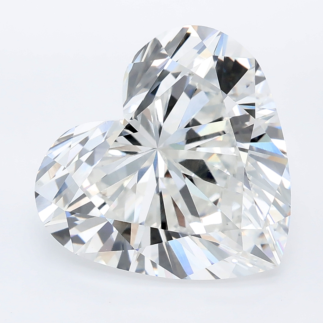 7.07ct Heart lab grown diamond
