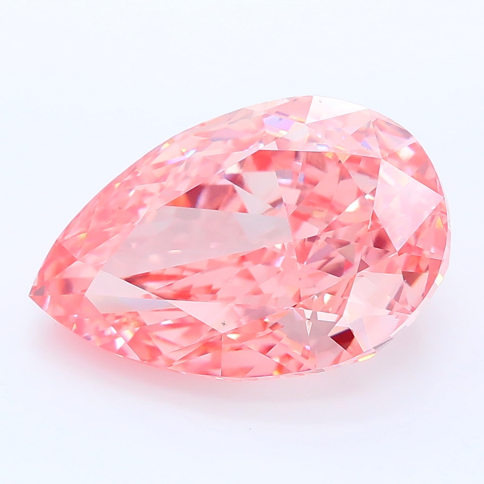 5.08ct Pear lab grown diamond