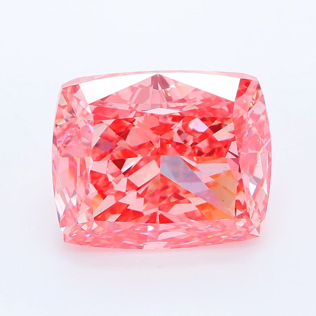 6.13ct Cushion lab grown diamond