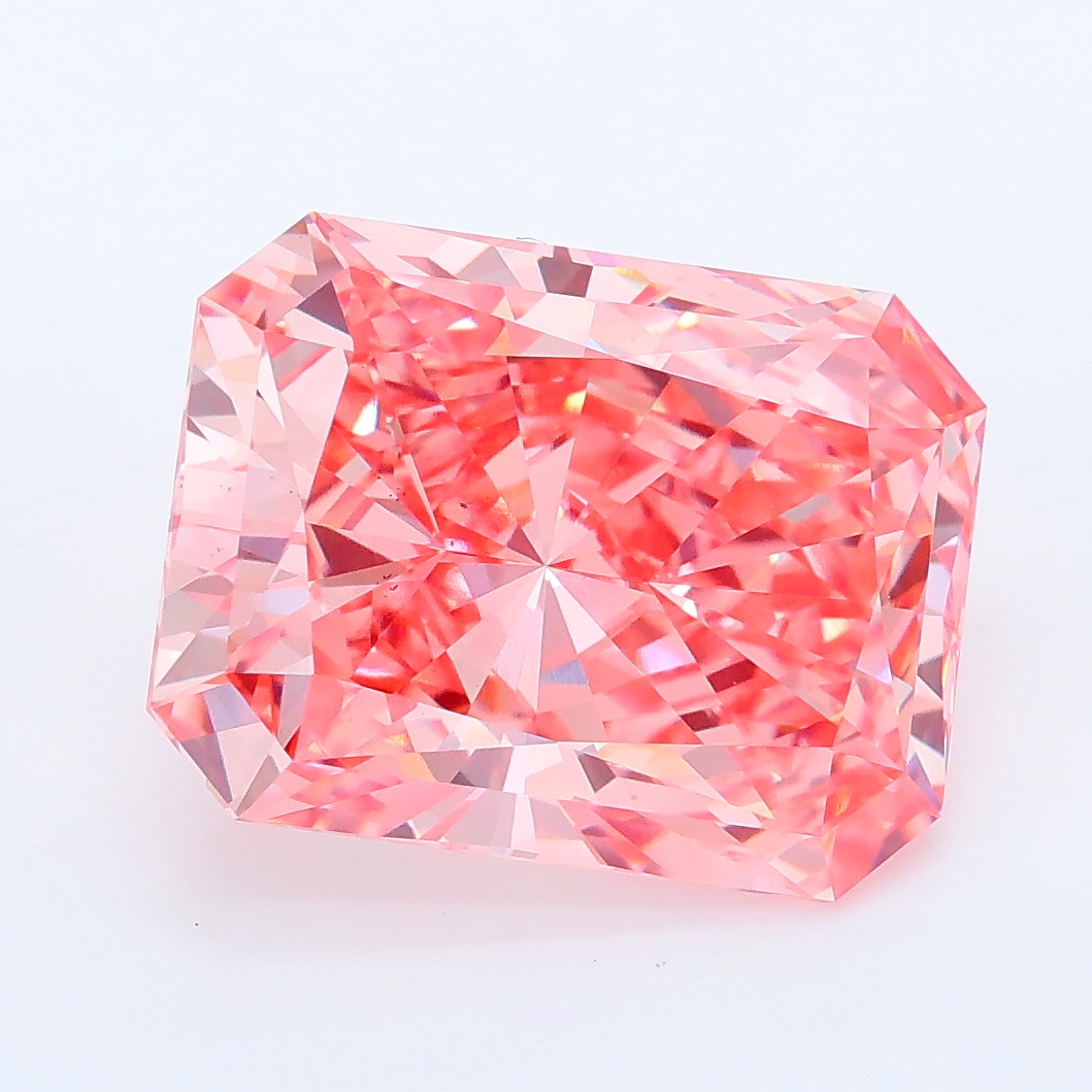 5.53ct Radiant lab grown diamond