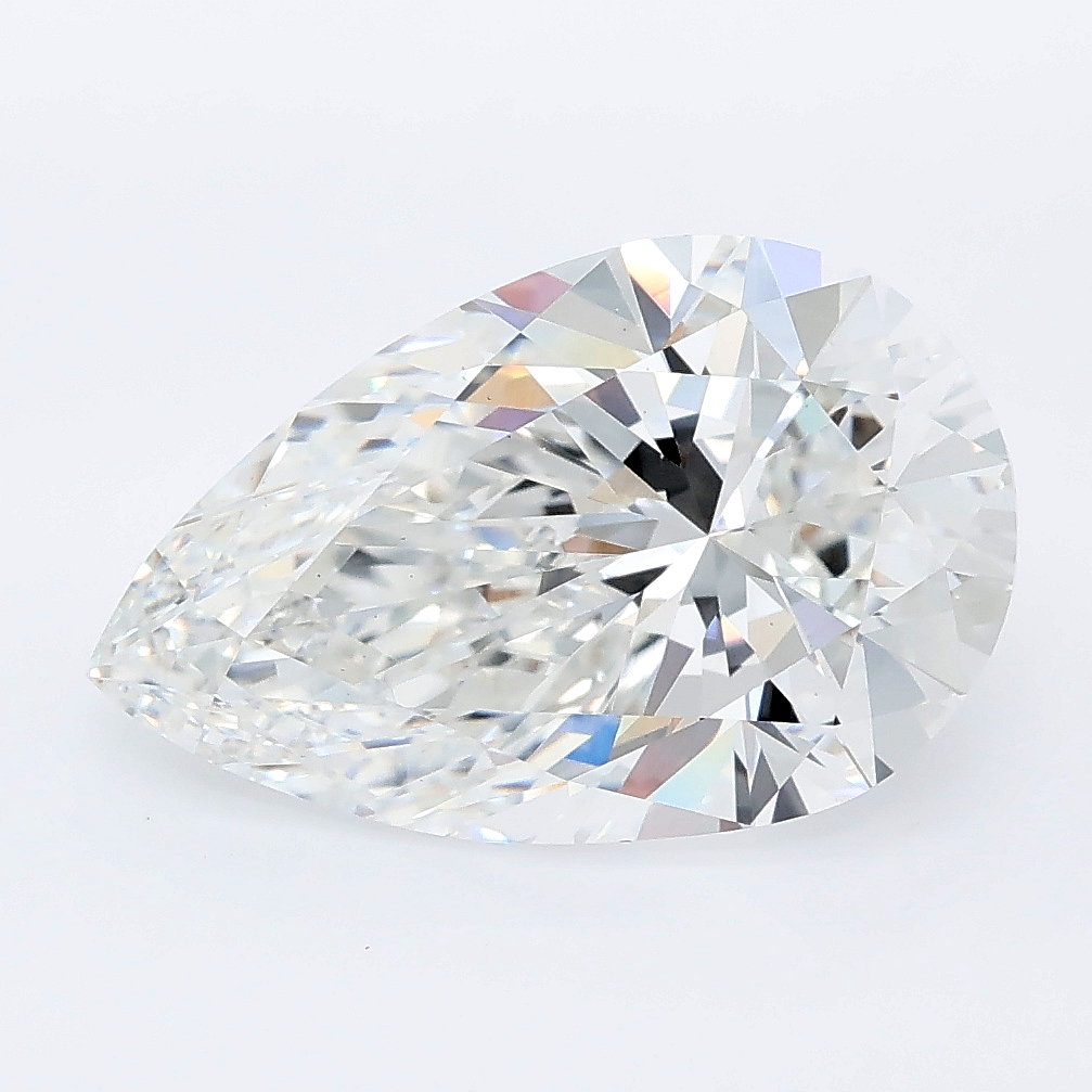 3.57ct Pear lab grown diamond