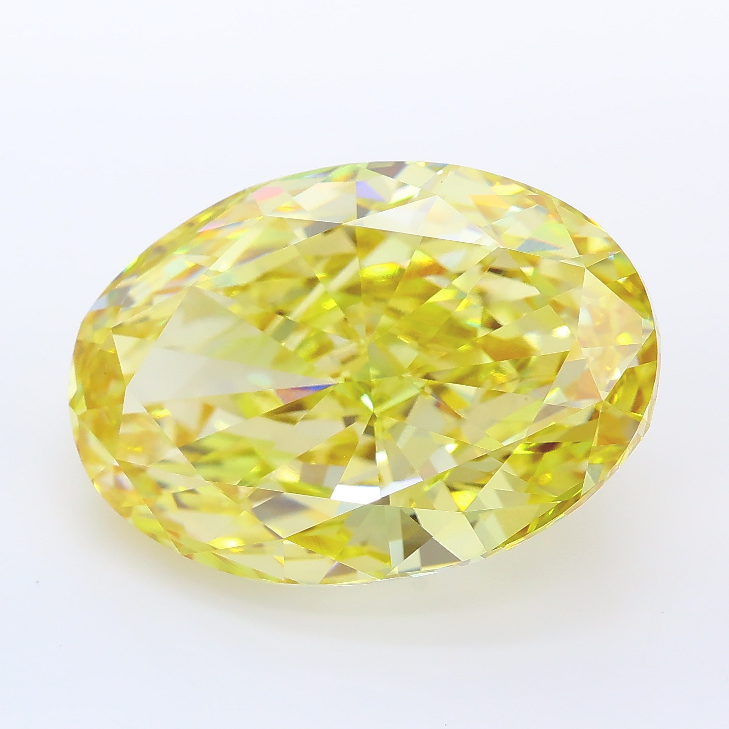 13.65ct Oval lab grown diamond