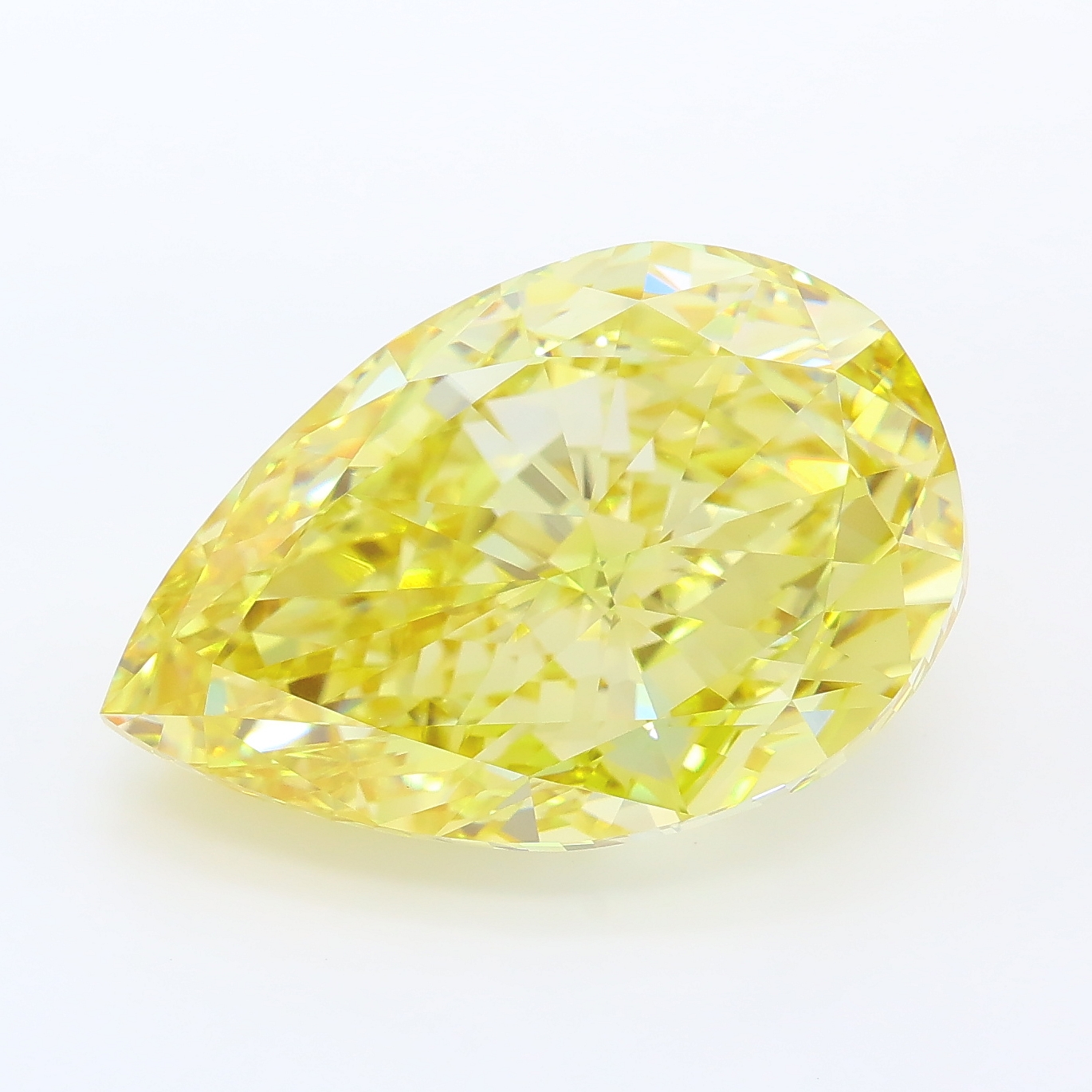 10.89ct Pear lab grown diamond