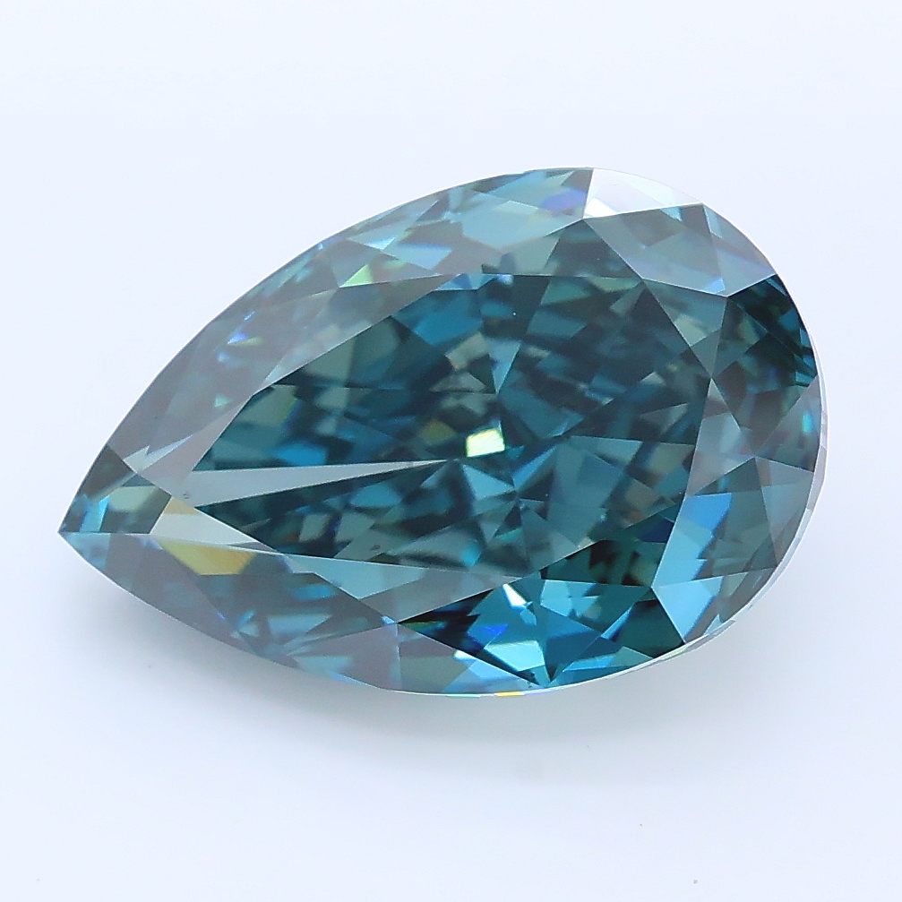 5.14ct Pear lab grown diamond