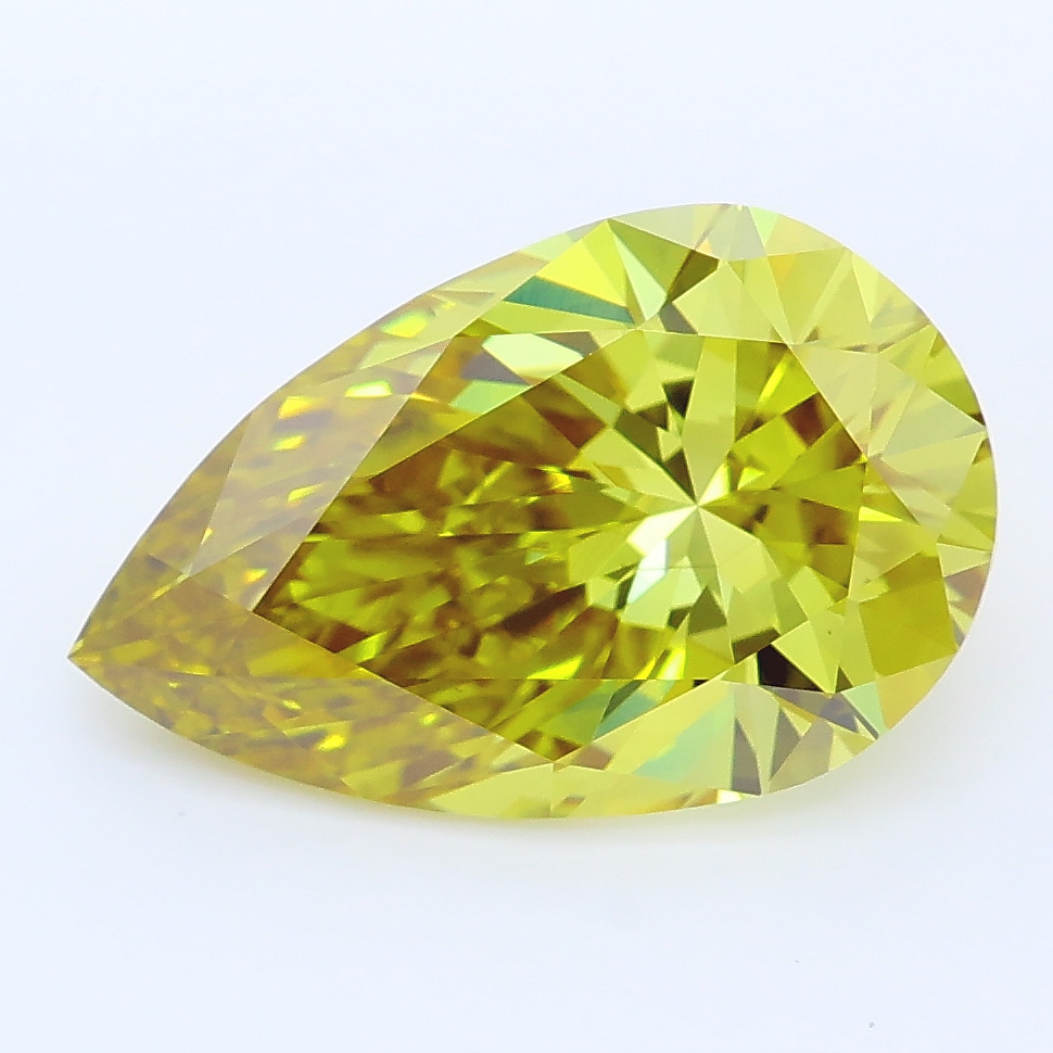 3.59ct Pear lab grown diamond