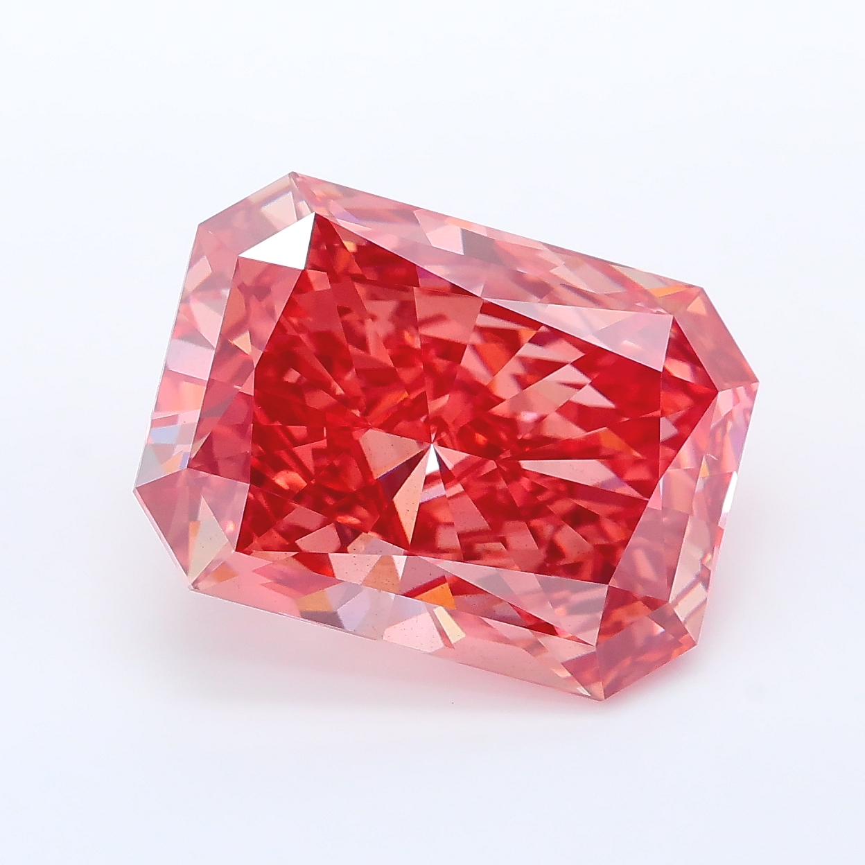6.56ct Radiant lab grown diamond