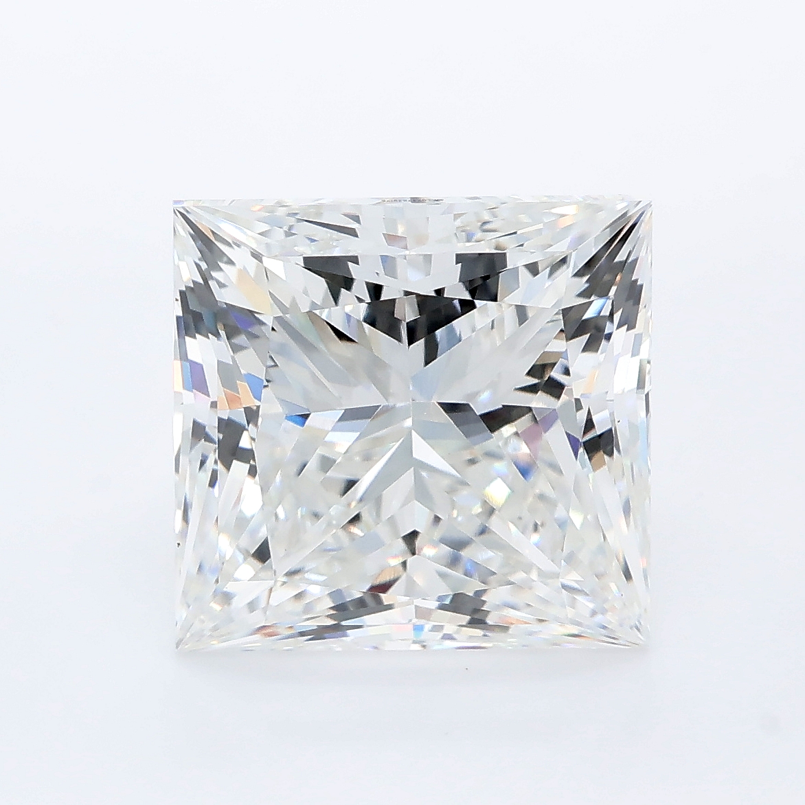 7.09ct Princess lab grown diamond