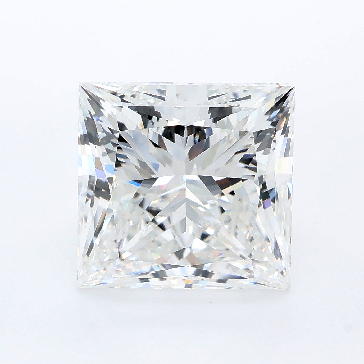 7.09ct Princess lab grown diamond