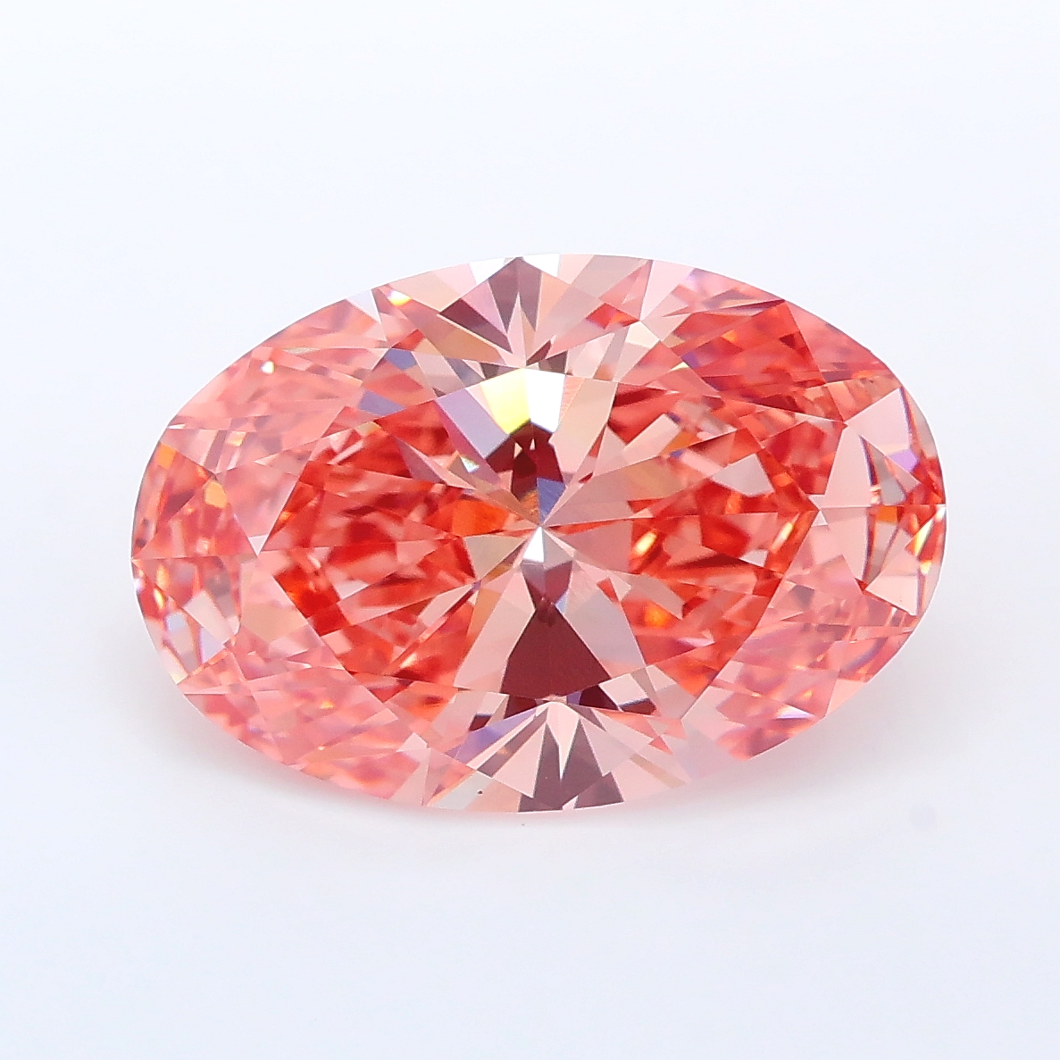 5.10ct Oval lab grown diamond