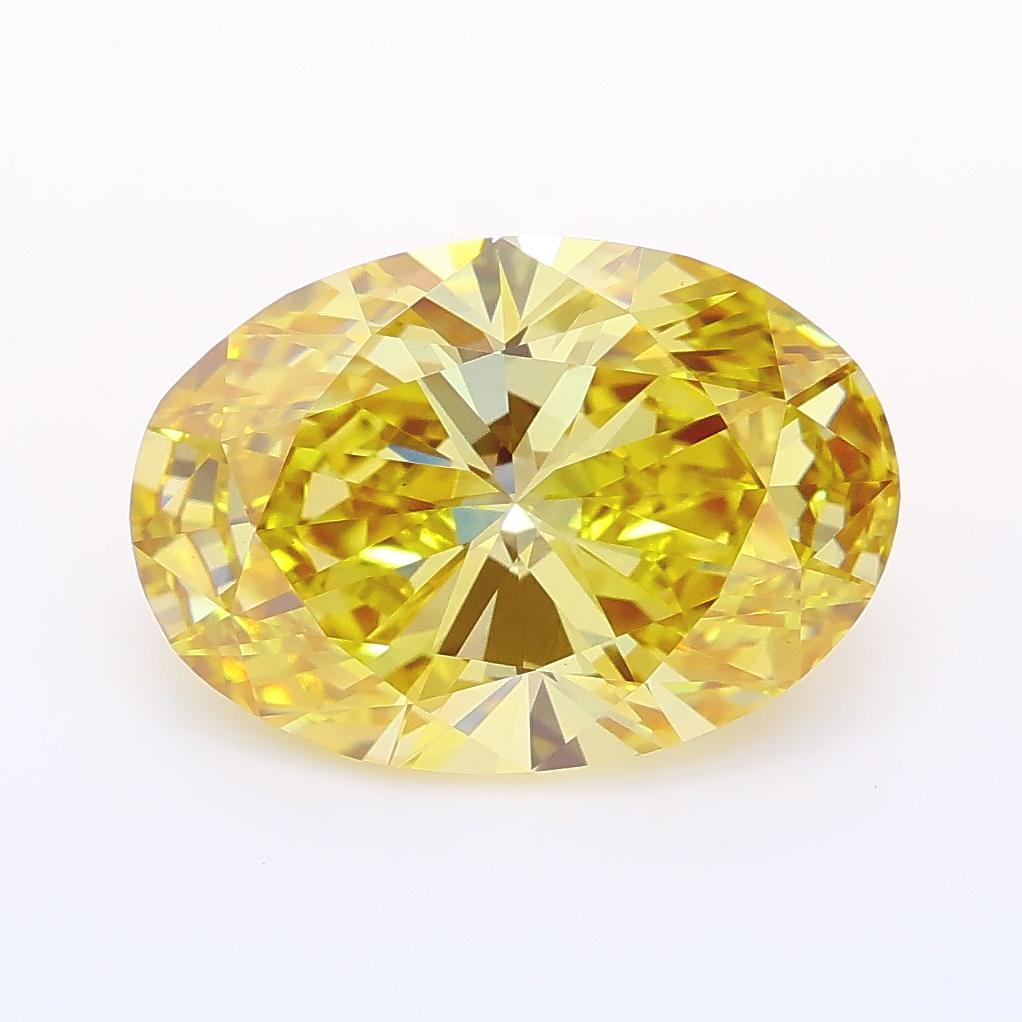 3.53ct Oval lab grown diamond