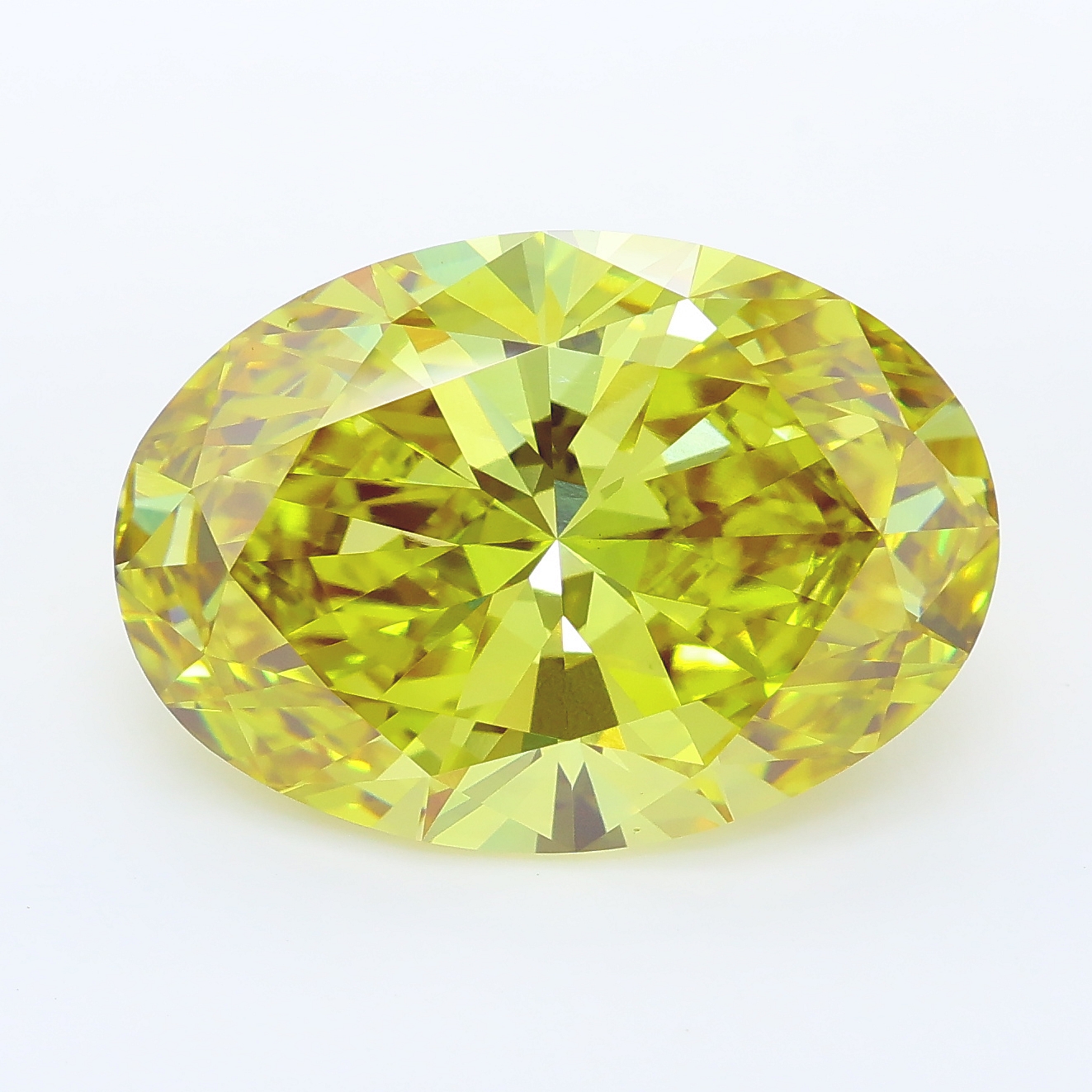 9.06ct Oval lab grown diamond