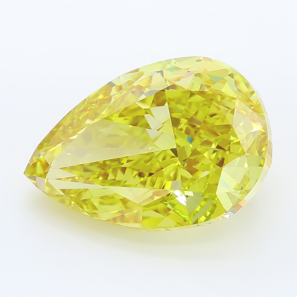 8.57ct Pear lab grown diamond
