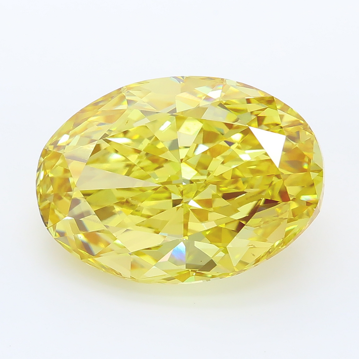 7.58ct Oval lab grown diamond