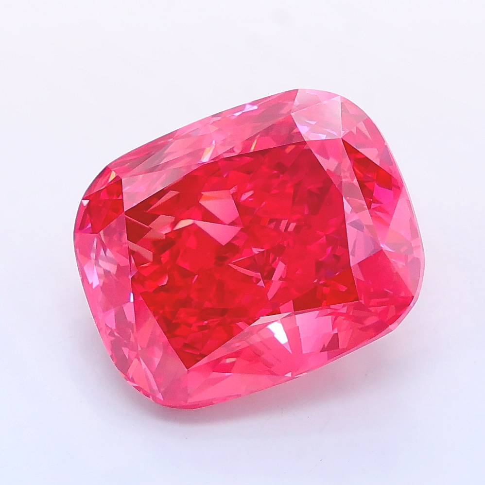 7.03ct Cushion lab grown diamond