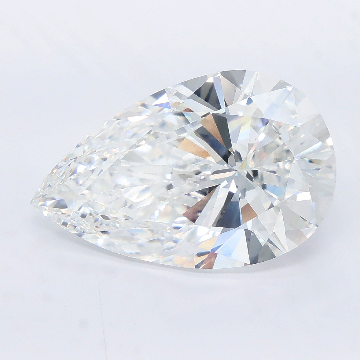 11.02ct Pear lab grown diamond