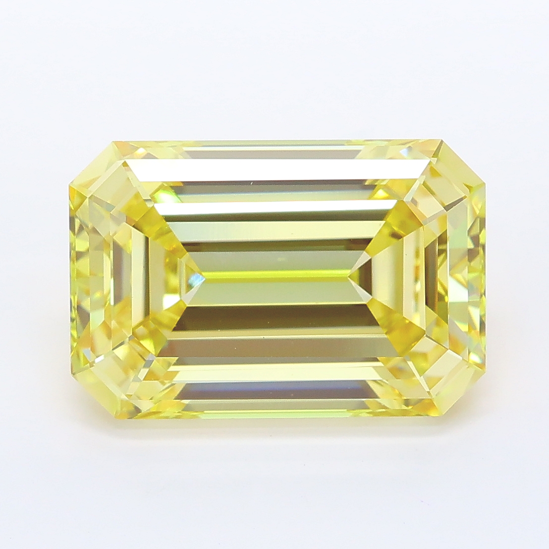 7.03ct Emerald lab grown diamond