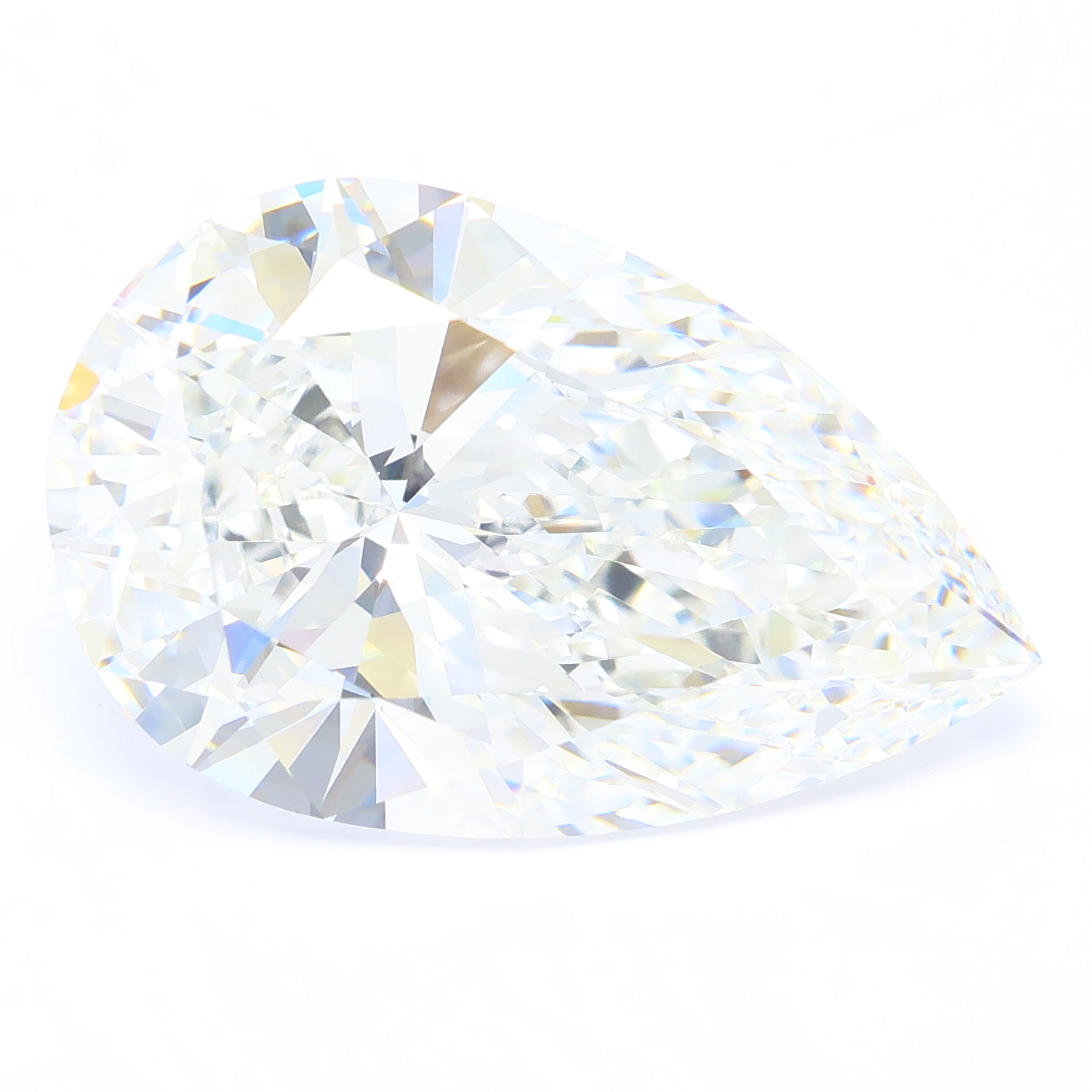 11.08ct Pear lab grown diamond