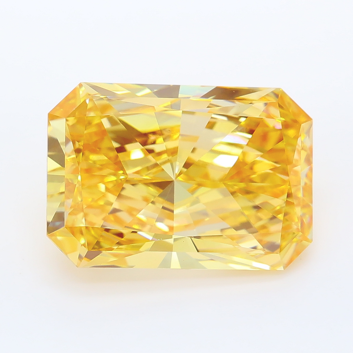 7.01ct Radiant lab grown diamond