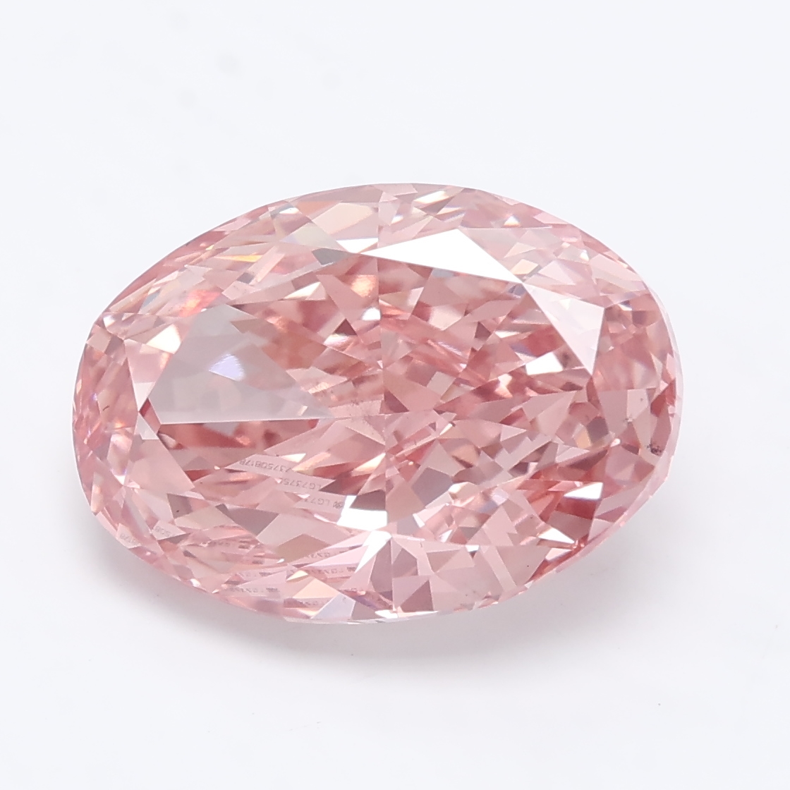 5.85ct Oval lab grown diamond
