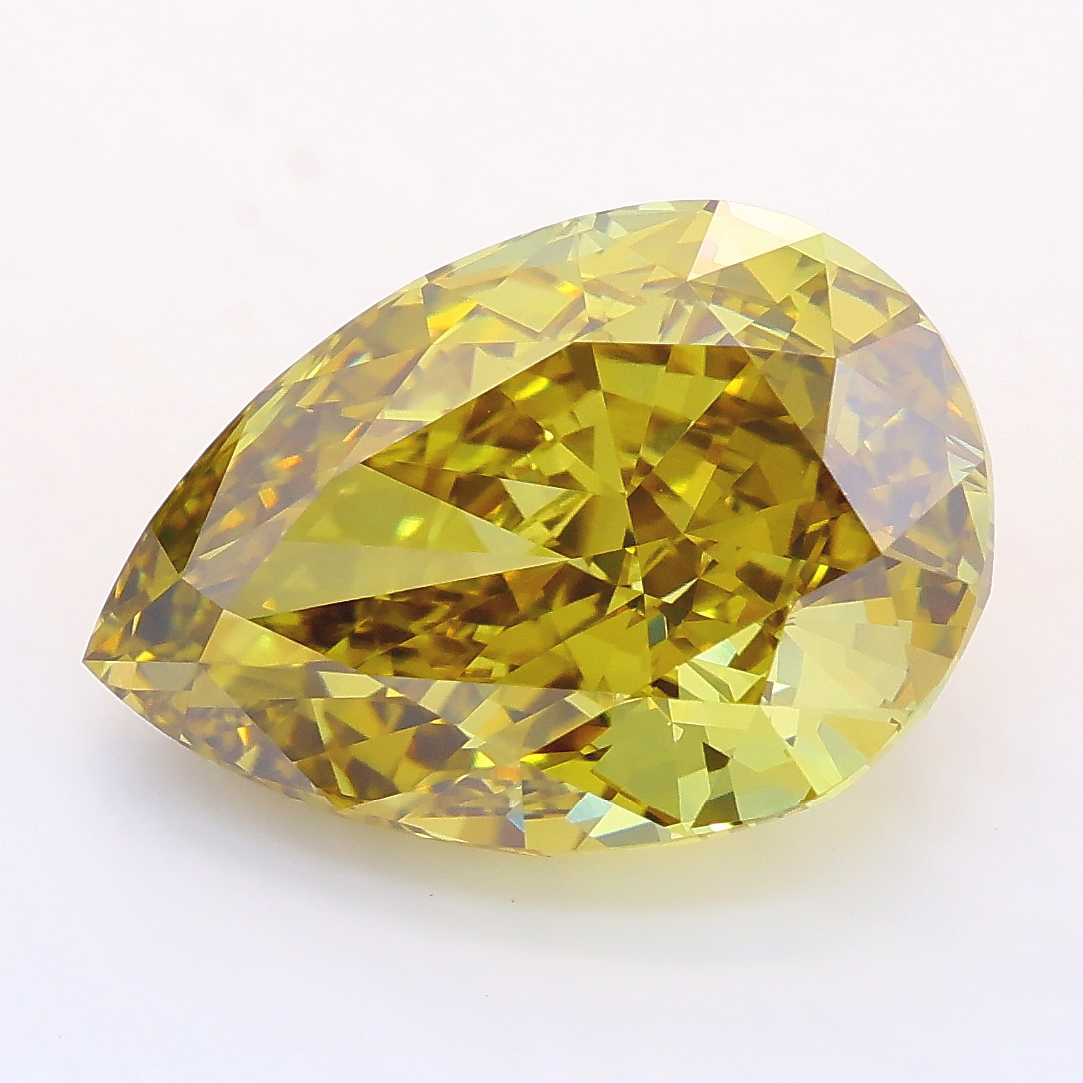 6.52ct Pear lab grown diamond
