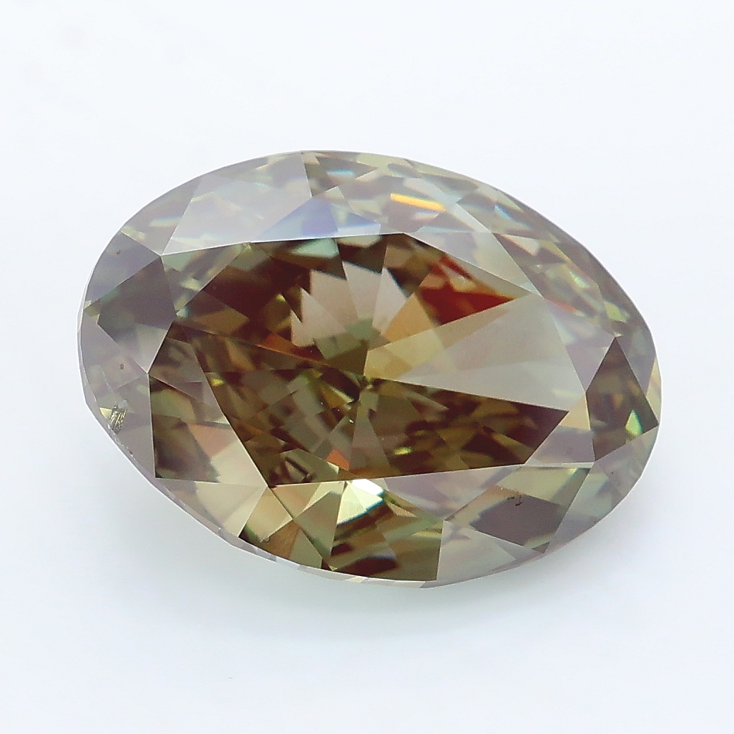 5.58ct Oval lab grown diamond