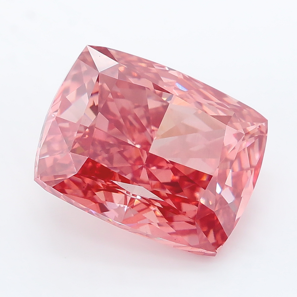 6.53ct Cushion lab grown diamond